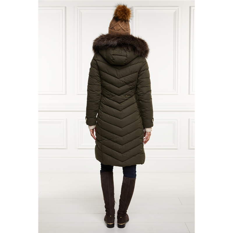 Holland Cooper Chamonix Coat - Khaki-3
